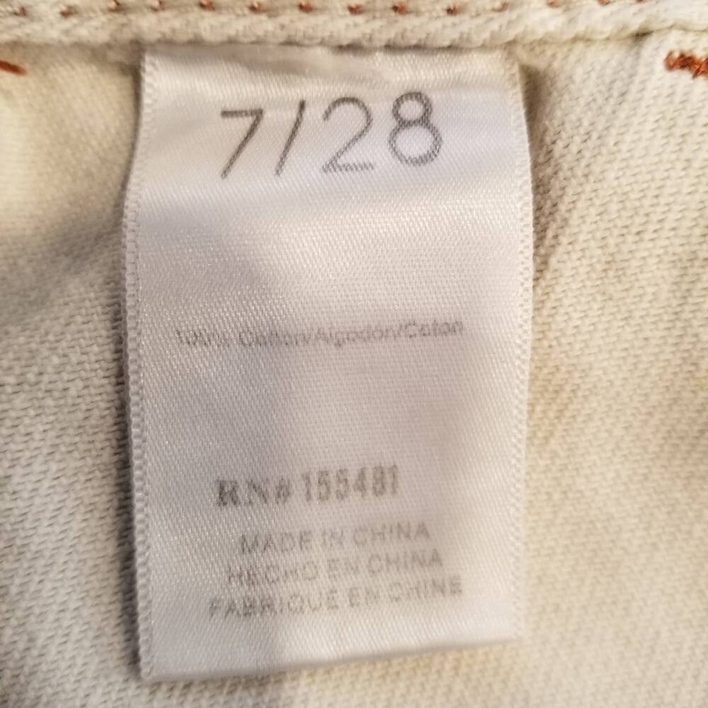 Simple Society Women's Light Tan High Rise Carpenter Jeans Size 28 - Picture 5 of 6